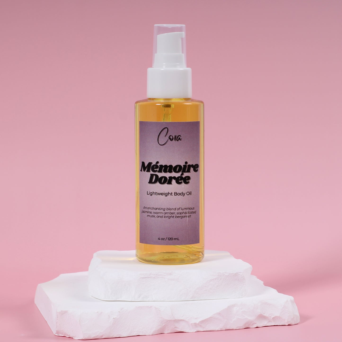 Cora Lightweight Premium Body Oil - 4 oz